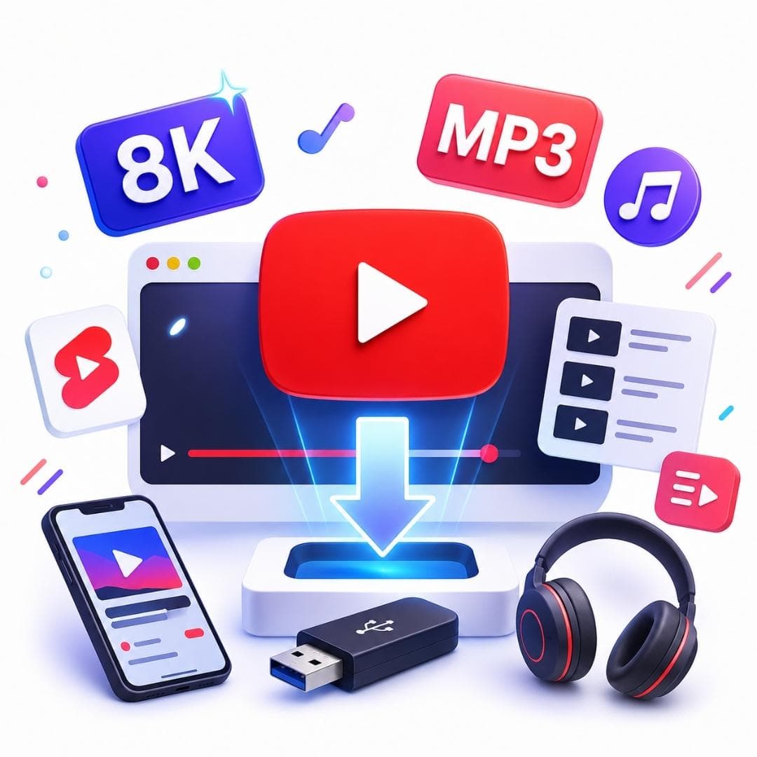 Free YouTube Downloader Supporting 8K and MP3